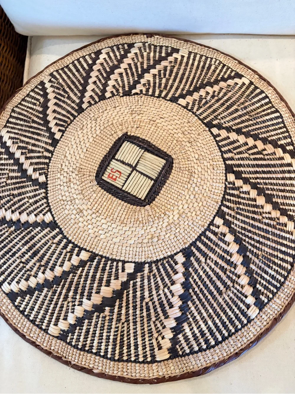 NEW Africa Woven Basket. Made by the Binga people of Zambia/Zimbabwe